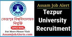 Tezpur University Recruitment