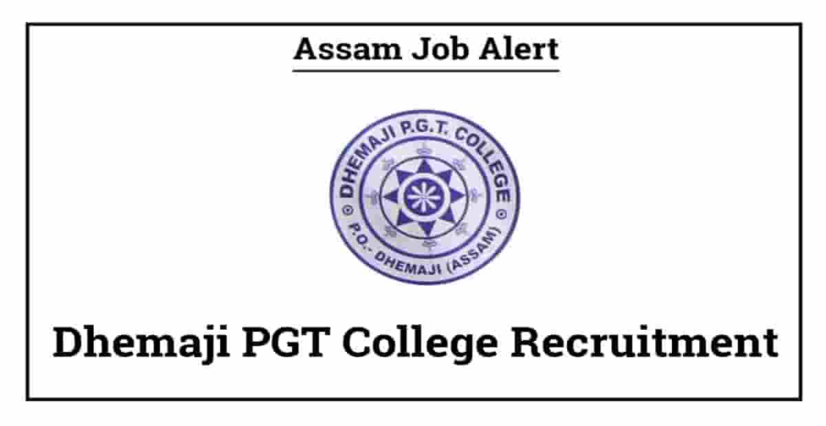 Dhemaji PGT College Recruitment